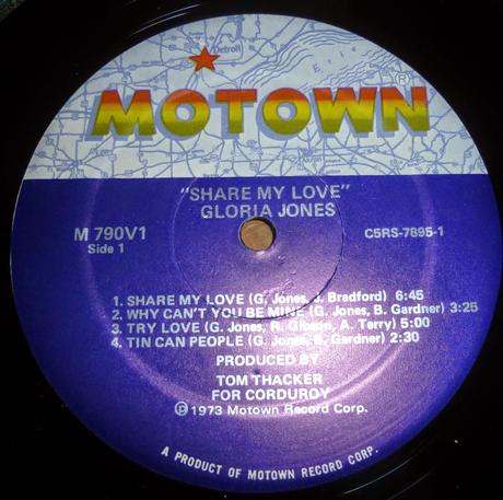 Gloria Jones  - Share my Love