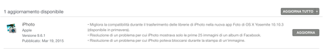 Apple aggiorna iPhoto