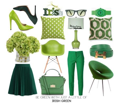 [week-end Color] Be green with Irish Green