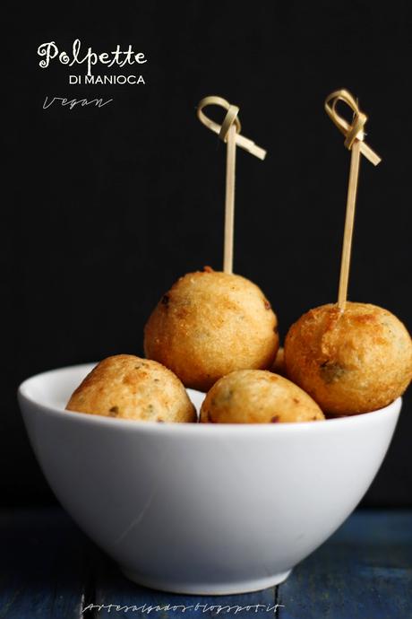 Polpette di manioca vegan (Bolinho de mandioca vegano)