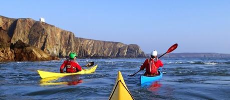 Paddling the Stakcs, the Skerries and Bardsey Island!