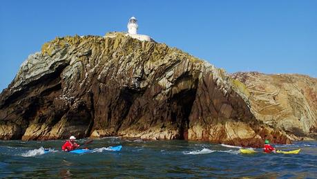 Paddling the Stakcs, the Skerries and Bardsey Island!