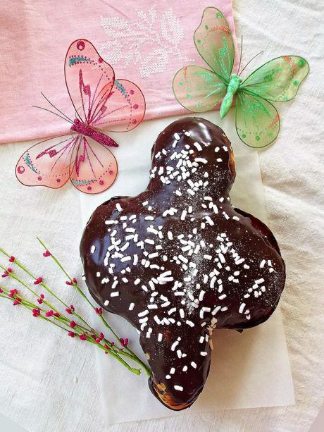 Colomba al cioccolato con lievito madre