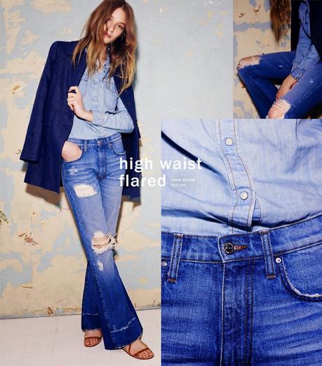 Zara e il total denim per la primavera 2015