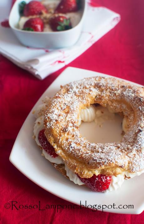 PARIS BREST ALLE FRAGOLE E CREMA DI LATTE