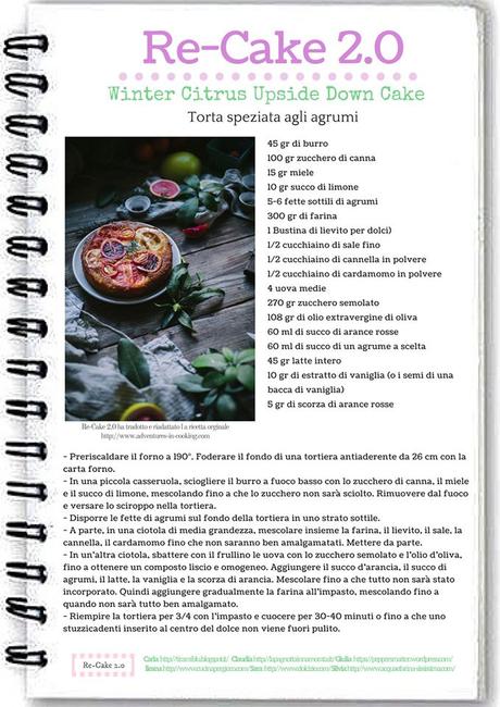 Re-Cake 2.0: Torta Speziata Agli Agrumi
