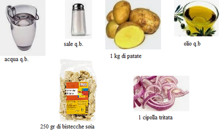 Spezzatino di soia con patate