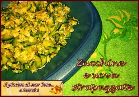 Zucchine e uova strapazzate