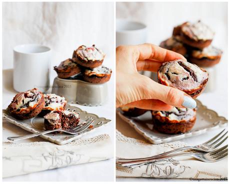 Cheesecake brownie muffins