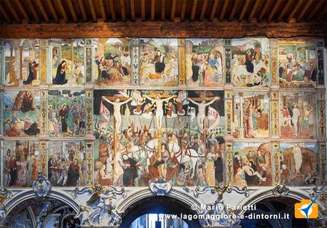Santa Maria dell Grazie a Bellinzona: Crocefissione e scene di vita di Cristo