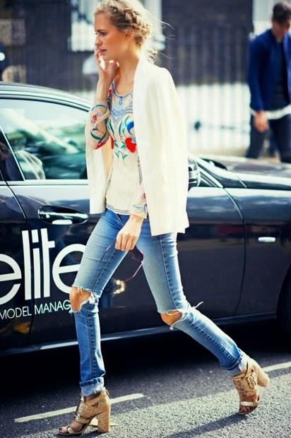 Denim street style ❤