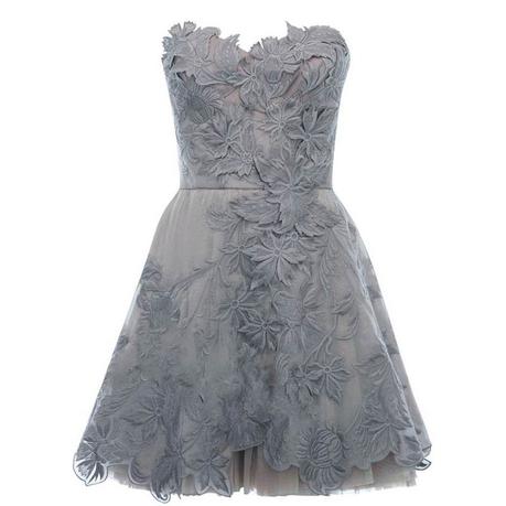 Strapless Embroidery Princess Sweetheart