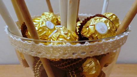 Decorazioni per la casa e la tavola, con Ferrero Rocher