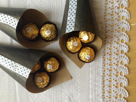 Decorazioni per la casa e la tavola, con Ferrero Rocher