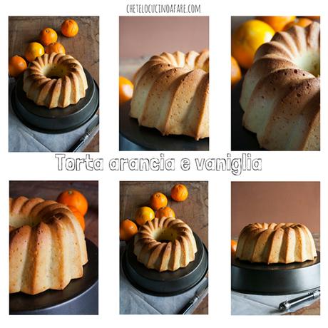 Torta arancia e vaniglia 