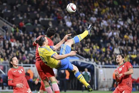 Svezia-Iran 3-1: Ibra in gol, Nekounam nega il ritiro