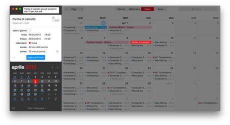 Fantastical 2, si aggiorna la migliore app per gestire calendari e promemoria sul Mac