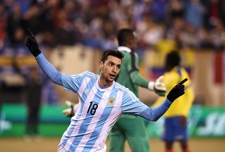 Argentina-Ecuador 2-1, decide Pastore; Messi out