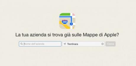Apple lancia Maps Connect in Italia