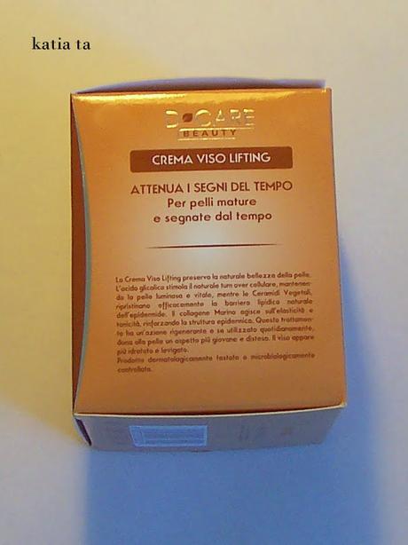 provata per voi la crema viso lifting  tuodi', e ....... cien lidl   destinazione marrakesh