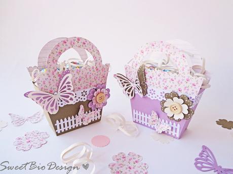 Cestini di Pasqua porta dolcetti - Easter Baskets treats holder