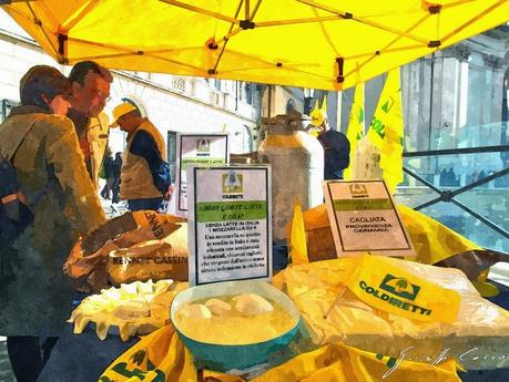 Mobilitazione allevatori Coldiretti in piazza a Roma