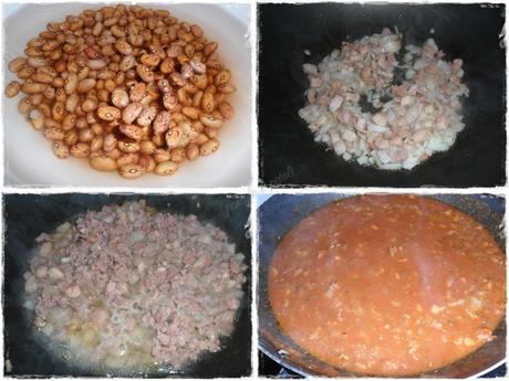 fagioli piccanti salsiccia pancetta