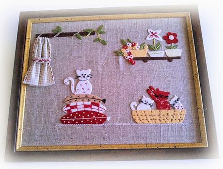 Un regalo "gattoso": feltro filo e fantasia paperblog Pannello cucina fantasia