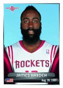 James Harden - immagini fornite da Panini SPA (https://www.facebook.com/panininba)