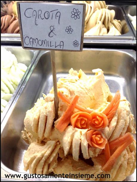 Gelato Carota e camomilla alla Stefano Dassie