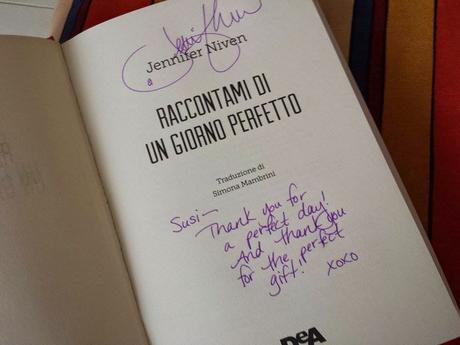 Speciale: Jennifer Niven presenta Raccontami di un giorno perfetto in Italia