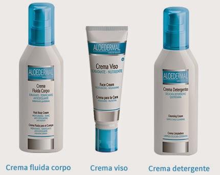 Campioni di crema viso e corpo Aloedermal in omaggio Campioni di crema viso e corpo Aloedermal in omaggio