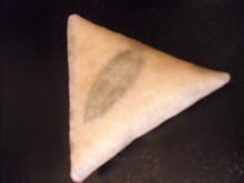 Triangolini di pasta brick alle patate e Gruyère