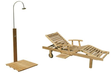 Mobili da giardino in legno e di design
