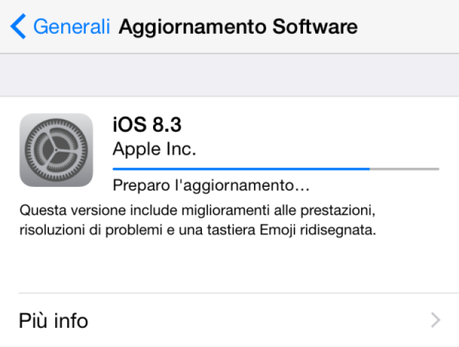 iOS 8.3 – Apple lo rilascia per iPhone, iPad e iPod Touch, Link Diretti al Download