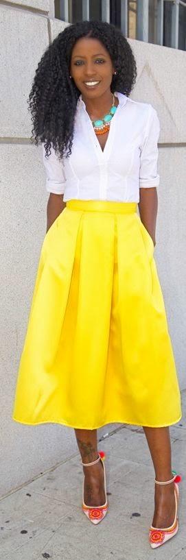 MIDI SKIRT # 2 - COLORS!