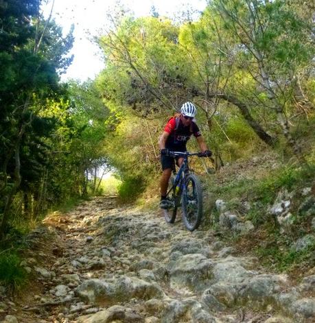 Strung up mtb trails on the western hills (10/4, 2015)