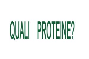 QUALI PROTEINE