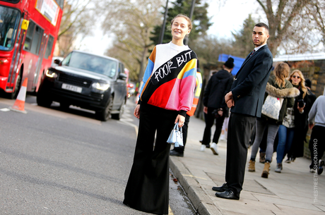 In the Street...Rainbow multicolor