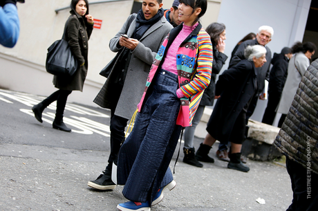 In the Street...Rainbow multicolor