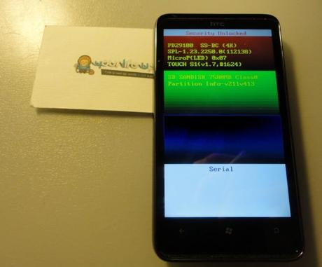 11 Flashare e installare ROM non ufficiali su HTC HD7