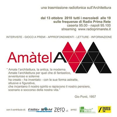 Invito alla trasmissione radiofonica AmàtelA Invito alla trasmissione radiofonica AmàtelA