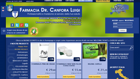 PRESENTAZIONE: Farmacia Online Dr.Canfora Luigi