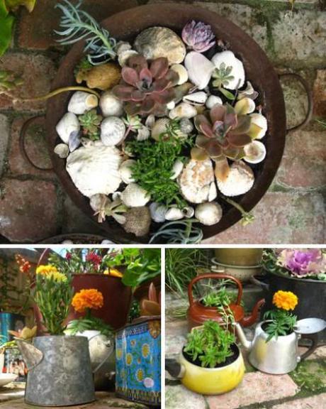 L'arte del riciclo: arredare un giardino in stile shabby chic!  