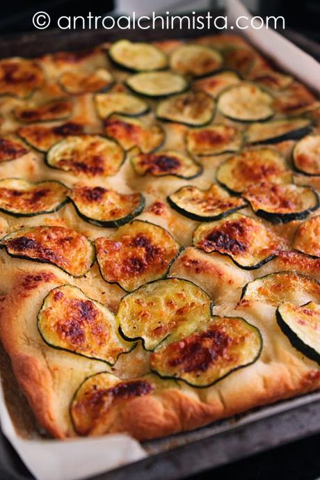 Focaccia alle Zucchine e Grana