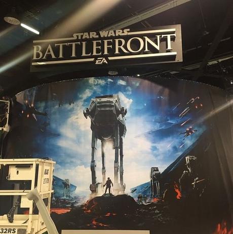 Una foto dallo stand della presentazione di Star Wars: Battlefront