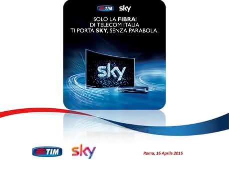 Nasce #TIMSkyTv, tutti i contenuti Sky disponibili sulle reti in fibra ottica TIM