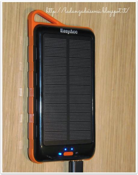 EasyAcc15000mAh Solar Power Bank Dual USB