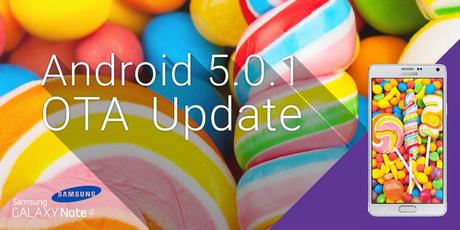 Android 5.0.1 Lollipop è stato rilasciato anche su Samsung Galaxy Note 4 brand H3G Android 5.0.1 Lollipop è stato rilasciato anche su Samsung Galaxy Note 4 brand H3G