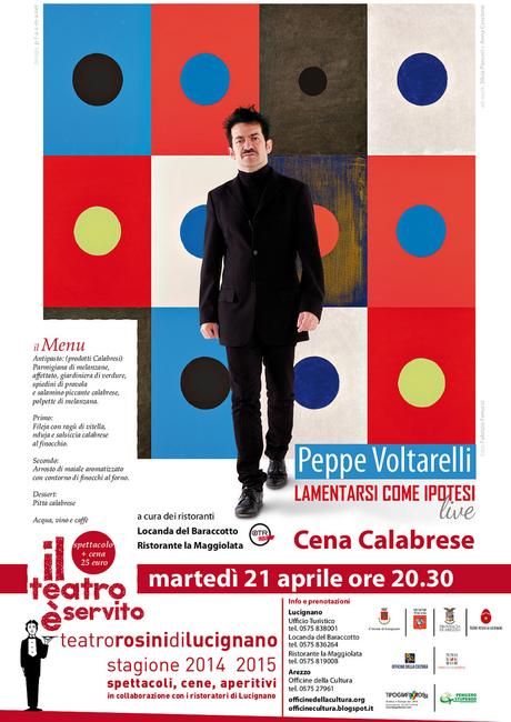 Peppe Voltarelli al Teatro Rosini per l'ultimo appuntamento della stagione 2014/15